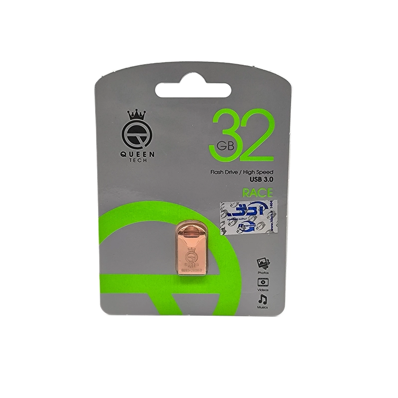 فلش مموری برند کوئین تک مدل RACE USB 3.0 ظرفیت 32 گیگابایت 