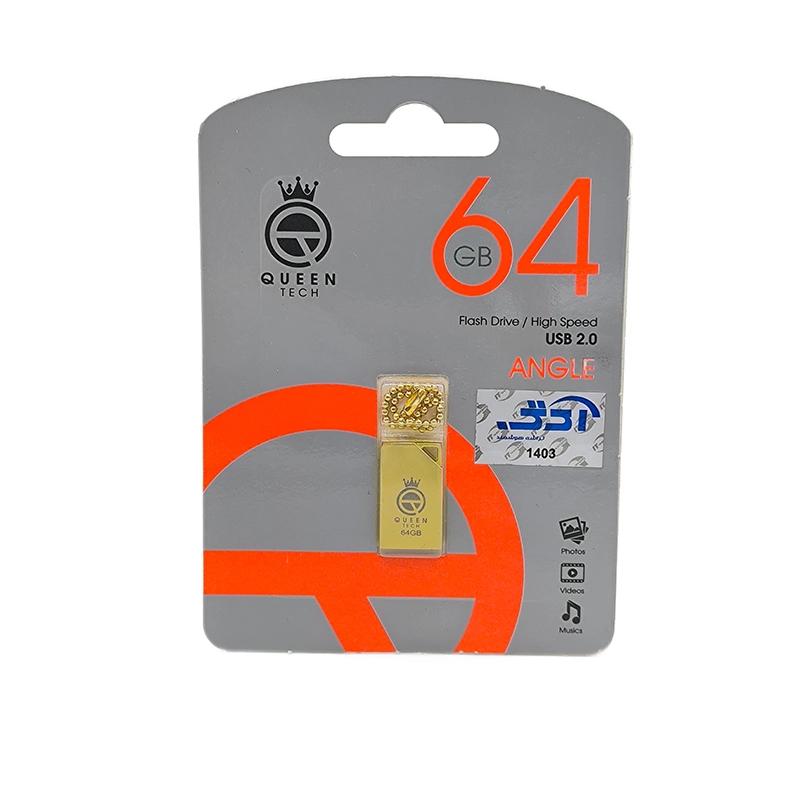 فلش مموری کوئین تک مدل  ANGLE USB 2.0 ظرفیت 64 گیگابایت 