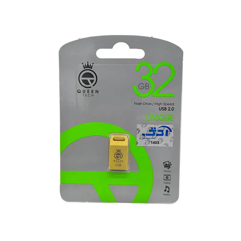فلش مموری کوئین تک مدل Unique USB 2.0 ظرفیت 32 گیگابایت 