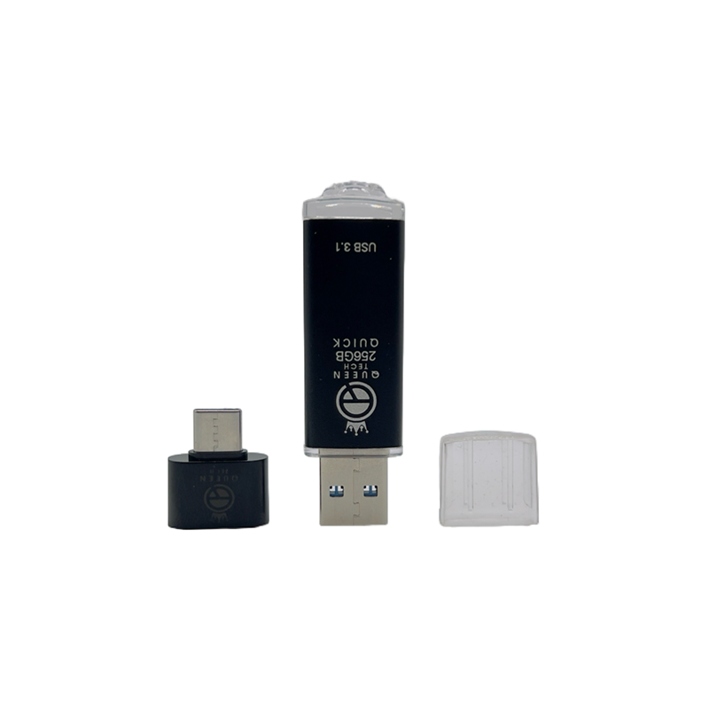 فلش مموری برند کوئین تک OTG دار مدل QUICK USB 3.1 ظرفیت 256 گیگابایت