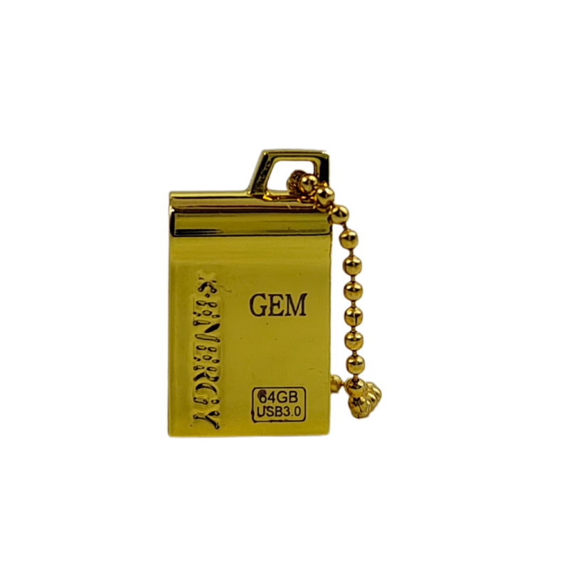 فلش مموری برند x-ENERGY مدل GOLDEN GEM USB3.0 ظرفیت 64 گیگابایت