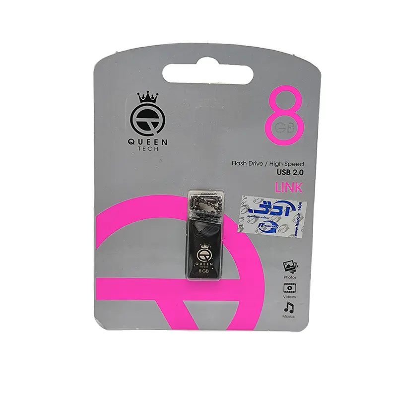 فلش مموری کوئین تک مدل LINK USB 2.0 ظرفیت 8 گیگابایت 