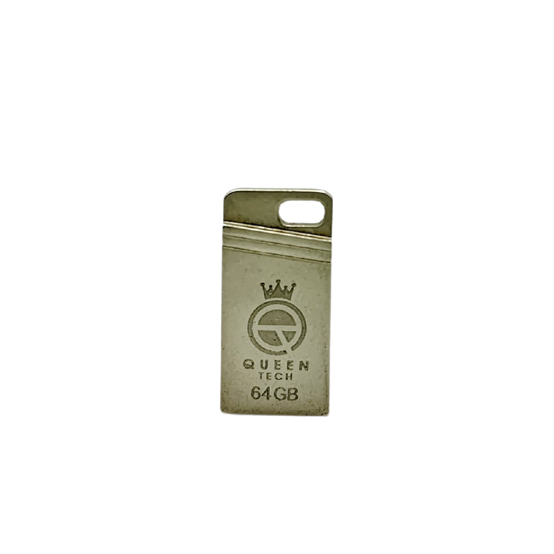 فلش مموری برند QUEEN TECH مدل ARC USB2.0 ظرفیت 64 گیگابایت